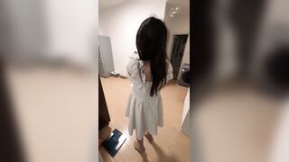 江南第一深情，白衣裙子御姐